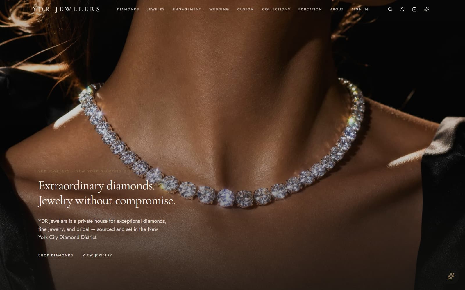YDR Jewelers — 01 — Homepage