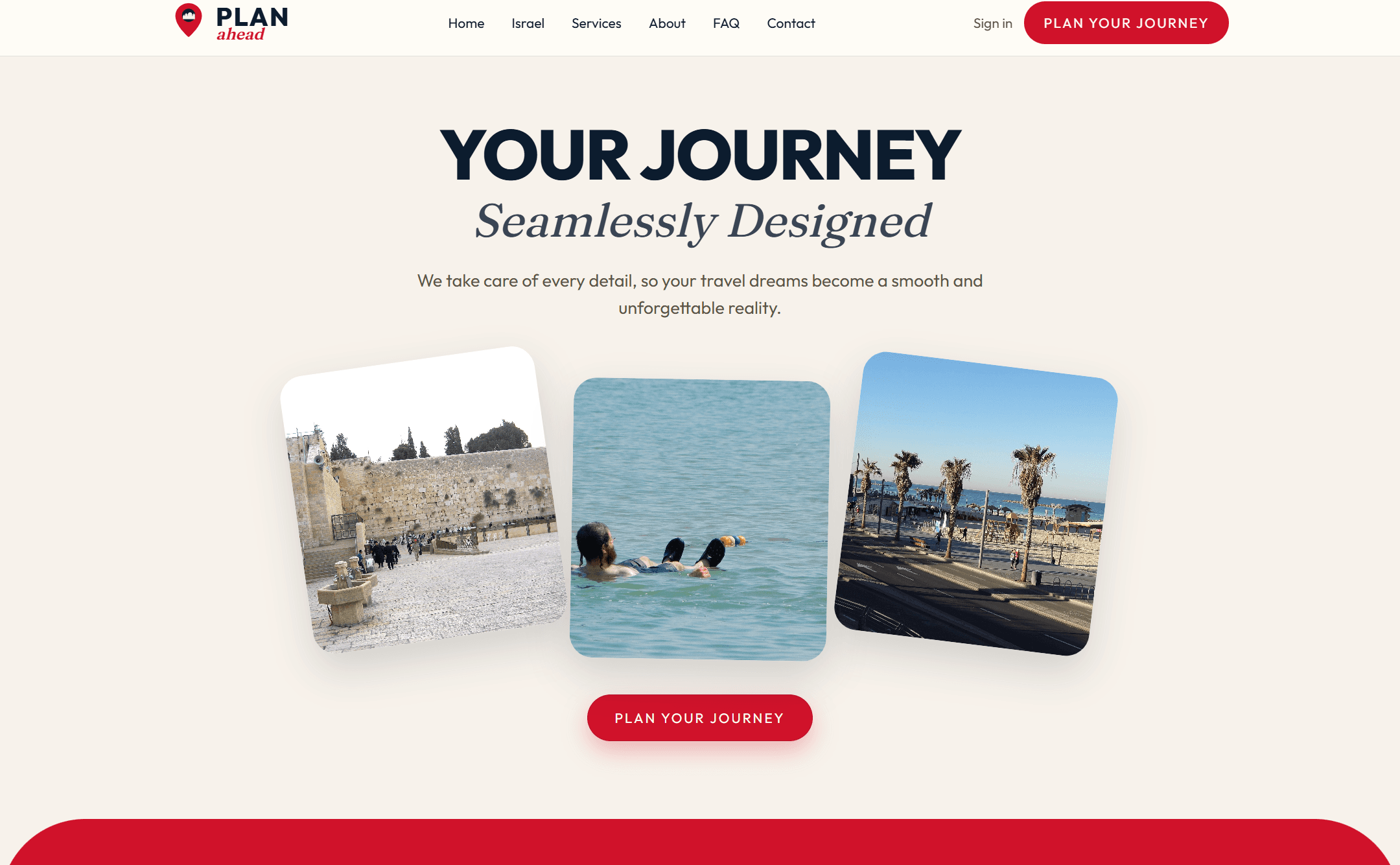 Live homepage of Plan Ahead at planaheadil.com